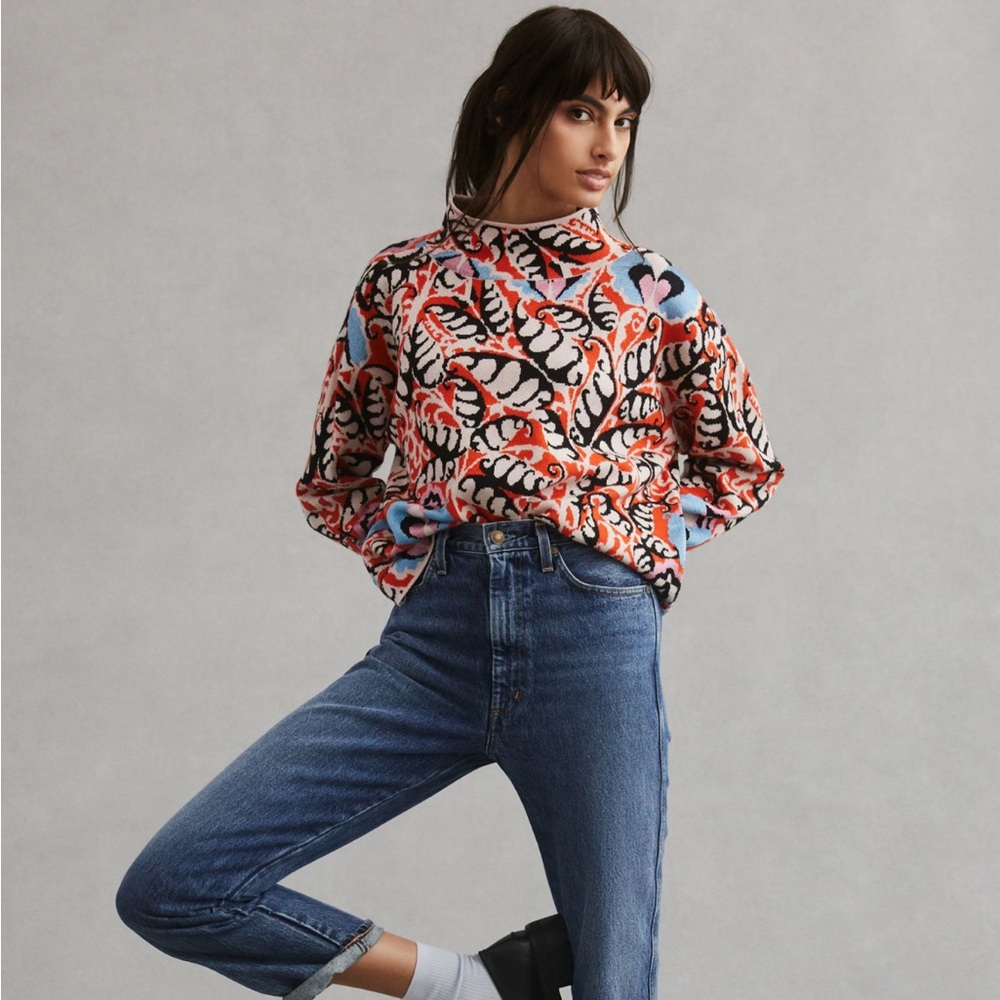 Carys Mock Neck Sweater (anthropologie, Maeve)